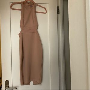 Nude Backless Dress